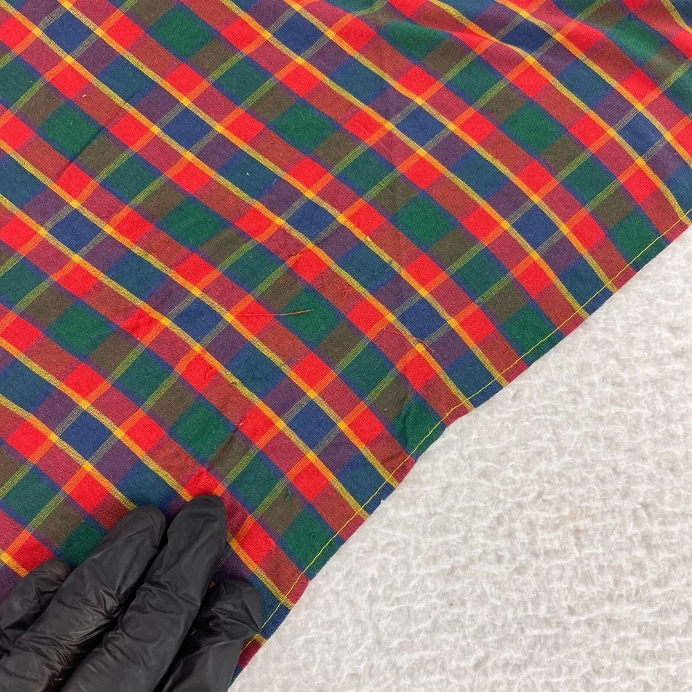 Boy‎ Scouts of America Red Plaid Webelos Neckerchief Scarf Handkerchief